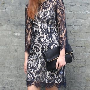 Lover the Label Serpent Fitted Dress with Slip